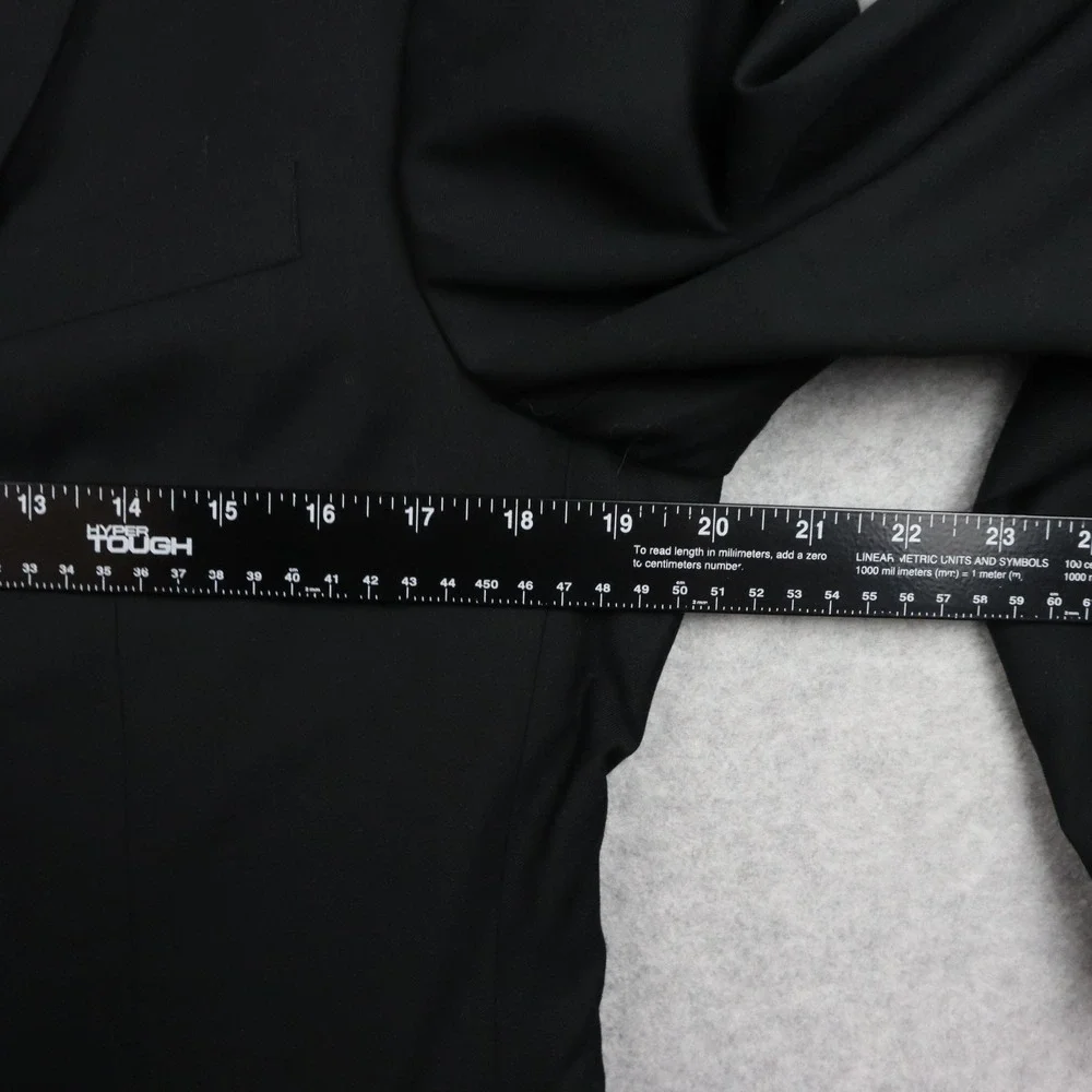 Geoffrey‎ Beene Blazer Mens 36R 2-Button Suit Jacket Coat Business Formal Black